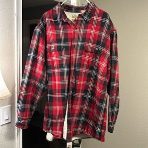 Redhead Sherpa Lined Flannel
